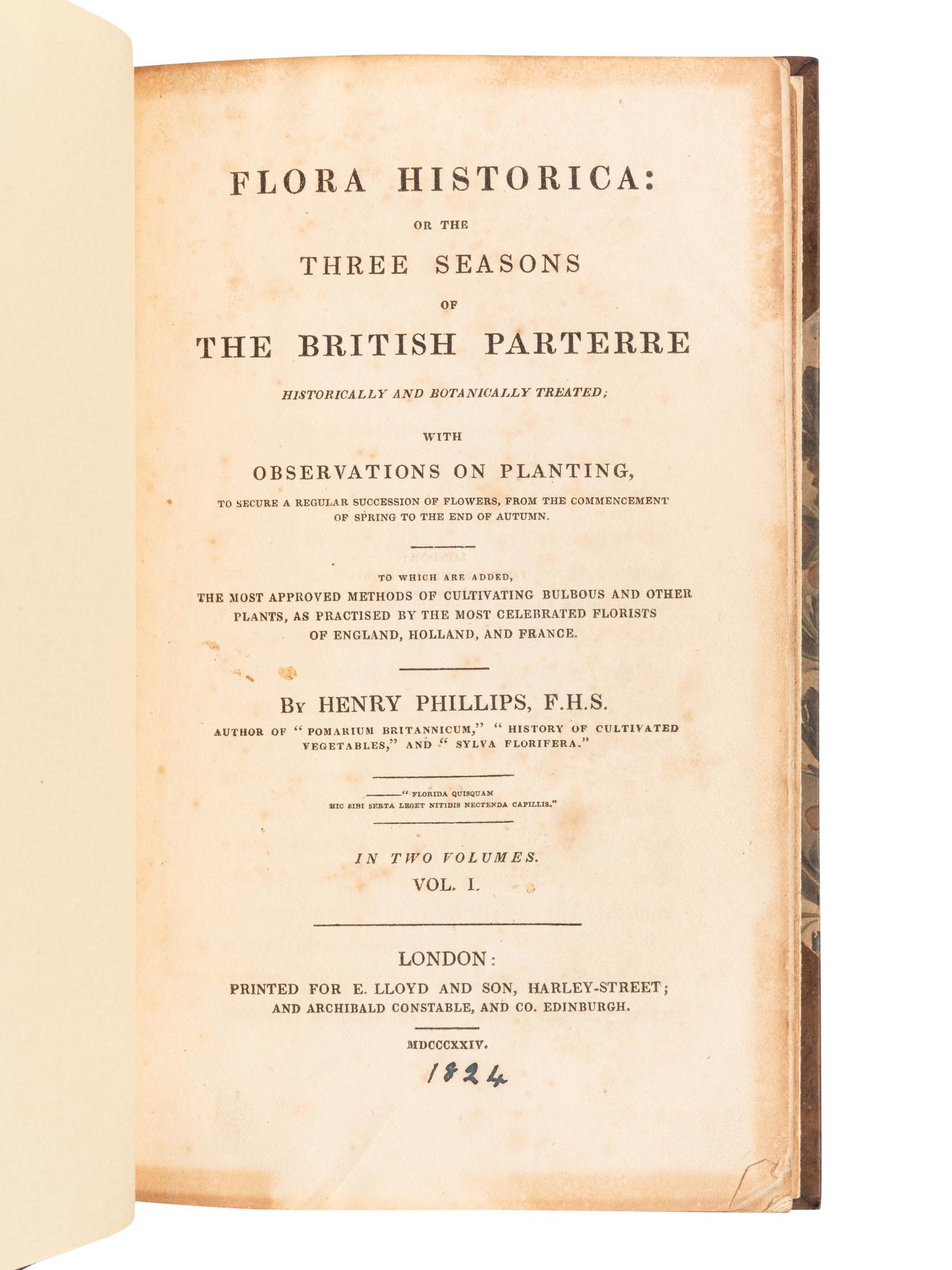 [GARDENING ALMANACS] -- [CALENDARS] -- [ENCYCLOPEDIAS]. A group of 10 works, including: