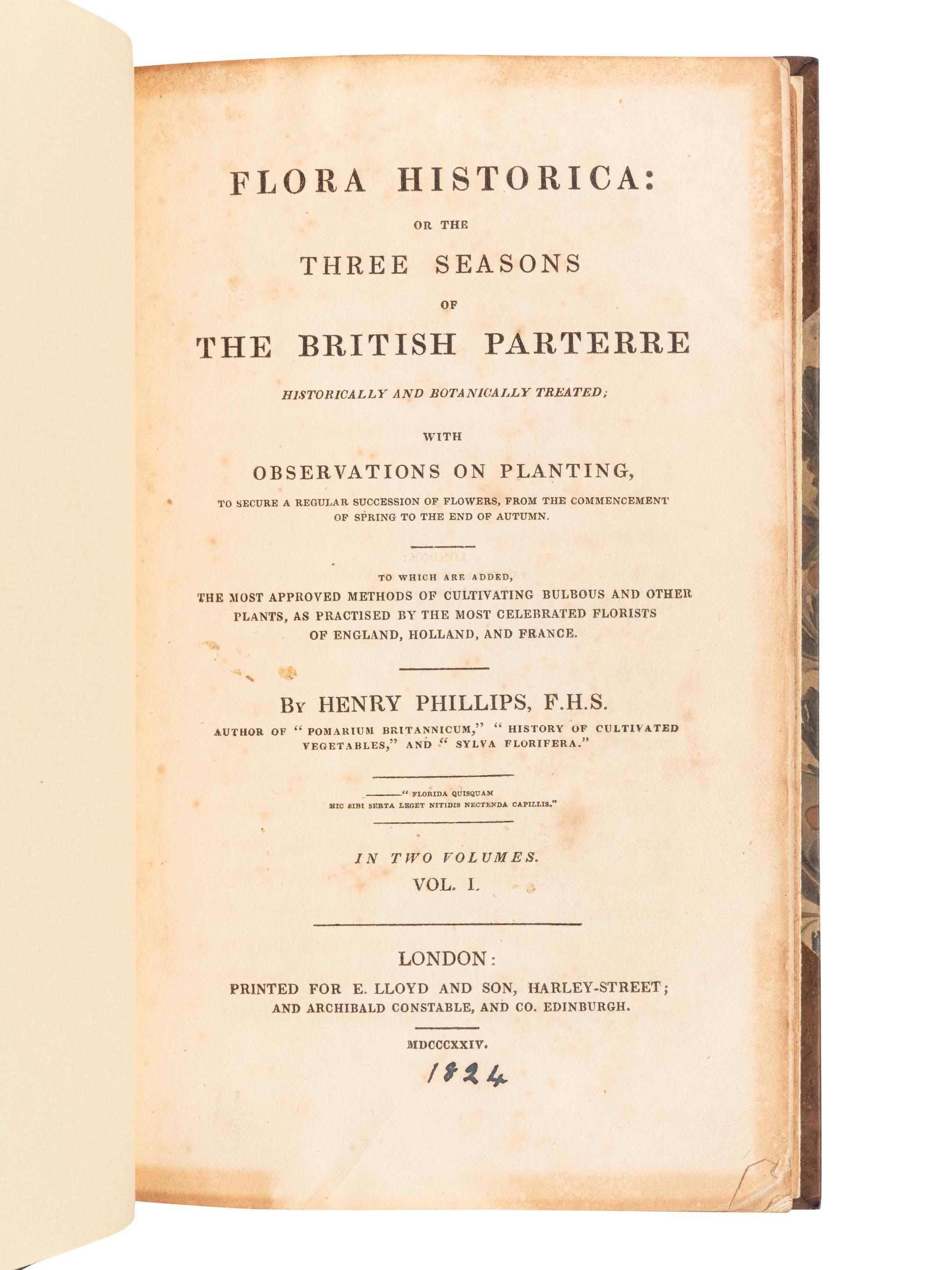 [GARDENING ALMANACS] -- [CALENDARS] -- [ENCYCLOPEDIAS]. A group of 10 works, including: