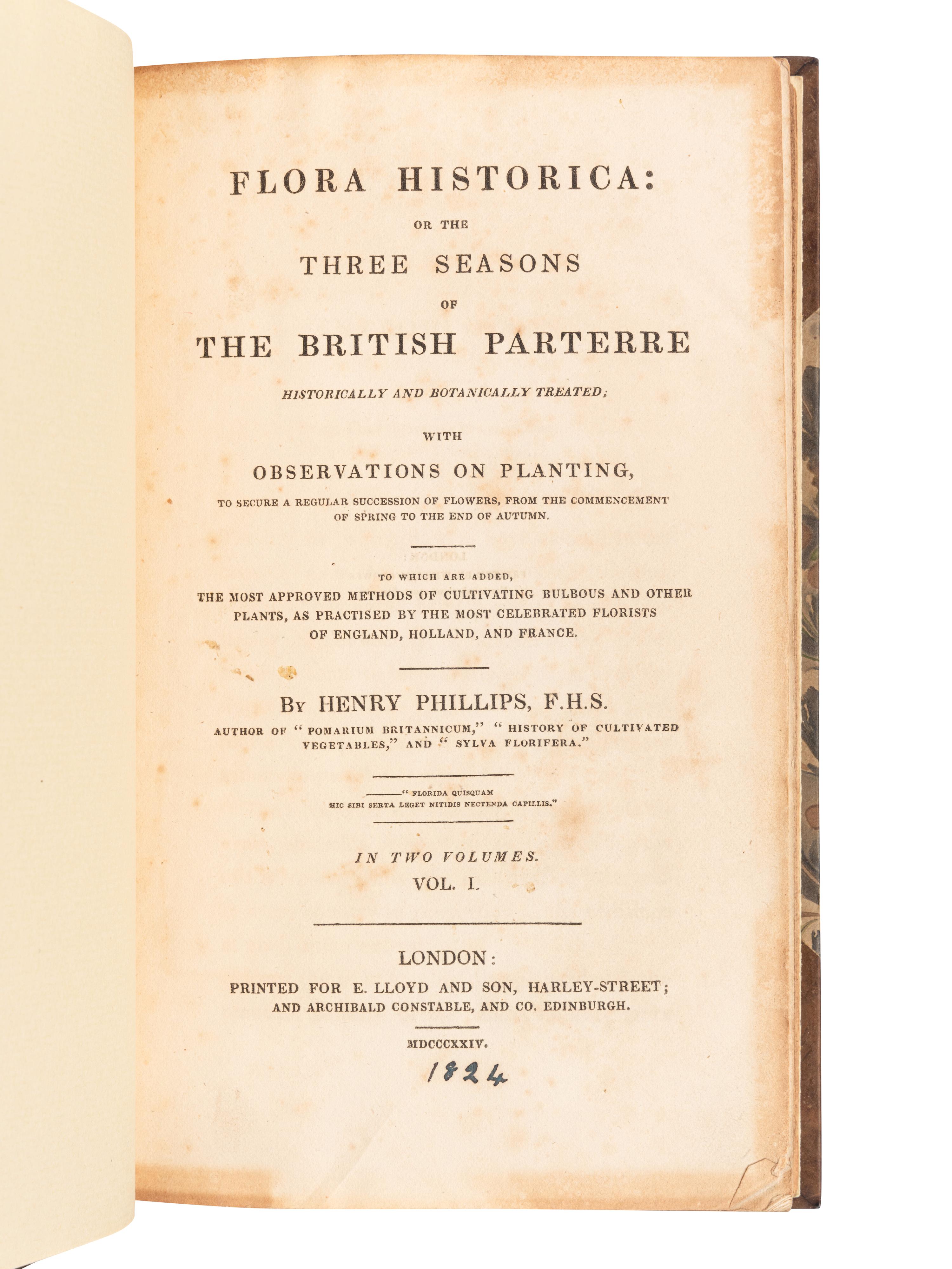 [GARDENING ALMANACS] -- [CALENDARS] -- [ENCYCLOPEDIAS]. A group of 10 works, including: