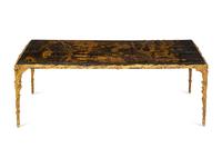 A French Gilt Bronze and Chinese Lacquer Cocktail Table