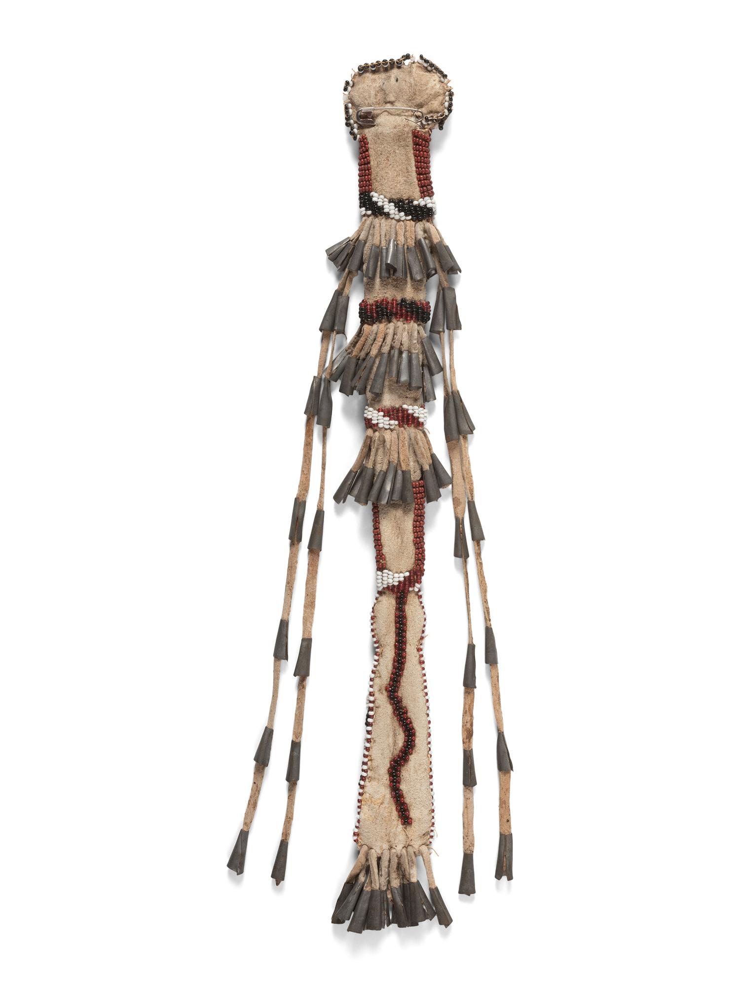 Apache Beaded Hide Awl Case