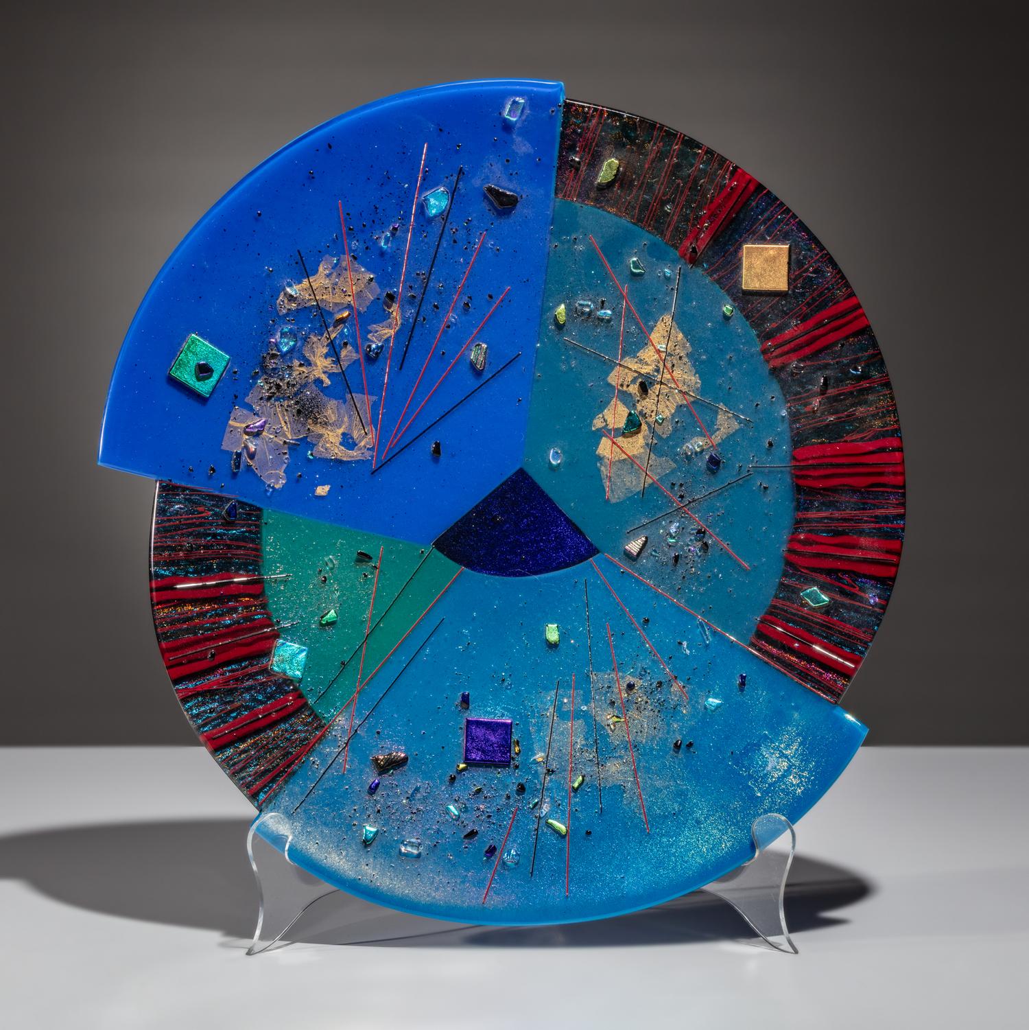 Ralph Bacerra (American, 1938–2008) — Untitled Glass Platter, 2000