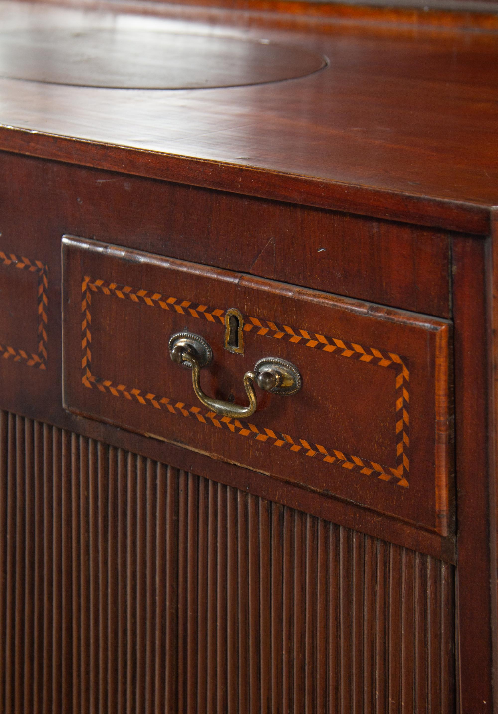 A George III Mahogany Metamorphic Washstand Cabinet