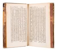 KEPLER, Johannes (1571-1630) and Jacobus BARTSCH (ca 1600-1633). Tabulae manuales logarithmicae ad calculum Astronomicum ... Strassburg: Johann Pastorius for Theodor Lerse, 1700.