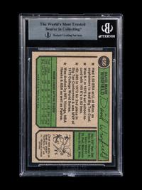 A Group of Four Dave Winfield and Don Mattingly Signed Baseball Cards Including Autographed Rookies of Both
