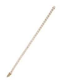 YELLOW GOLD AND DIAMOND BRACELET