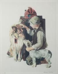 Boy with Two Dogs (Raleigh Rockwell Travels)