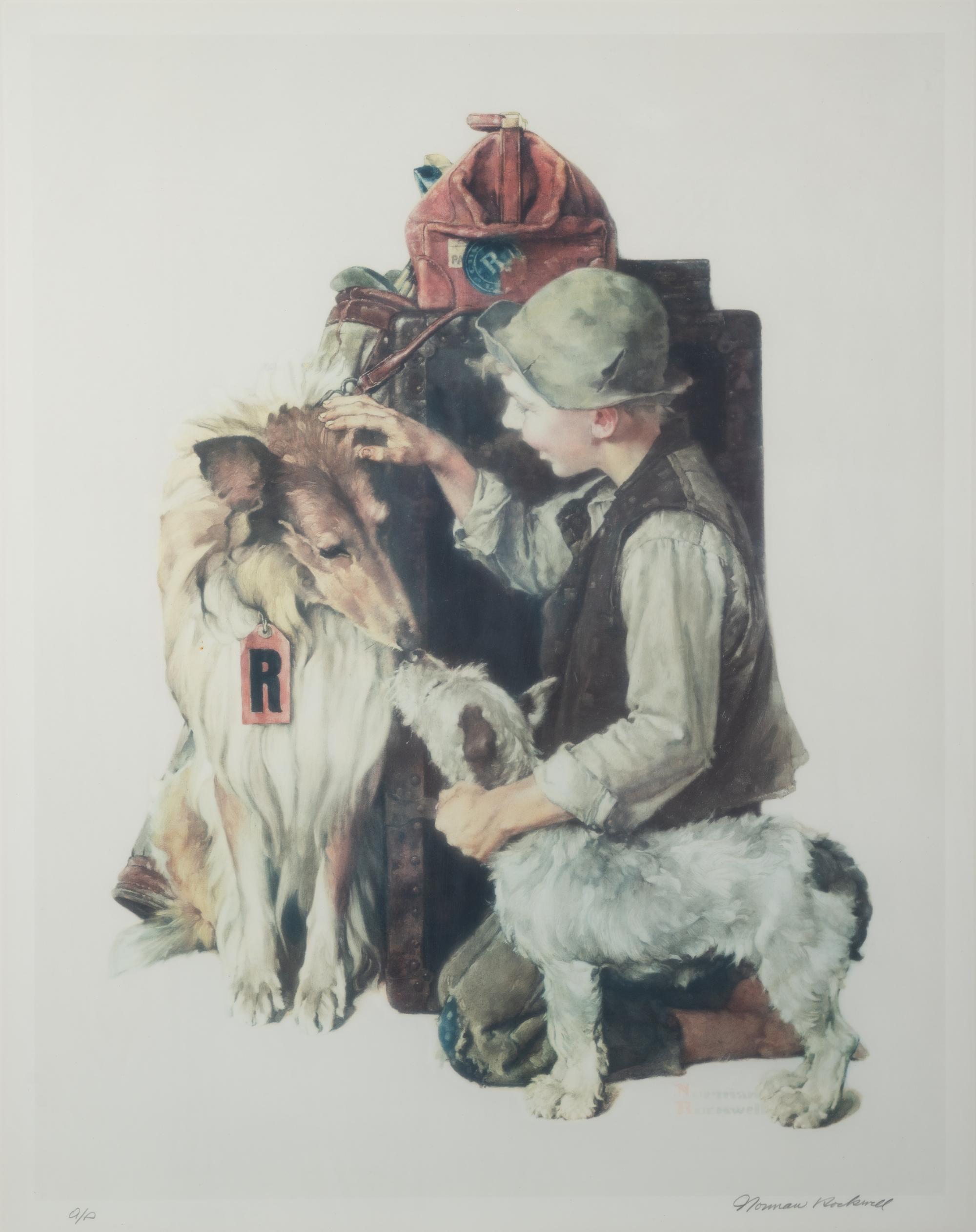 Boy with Two Dogs (Raleigh Rockwell Travels)