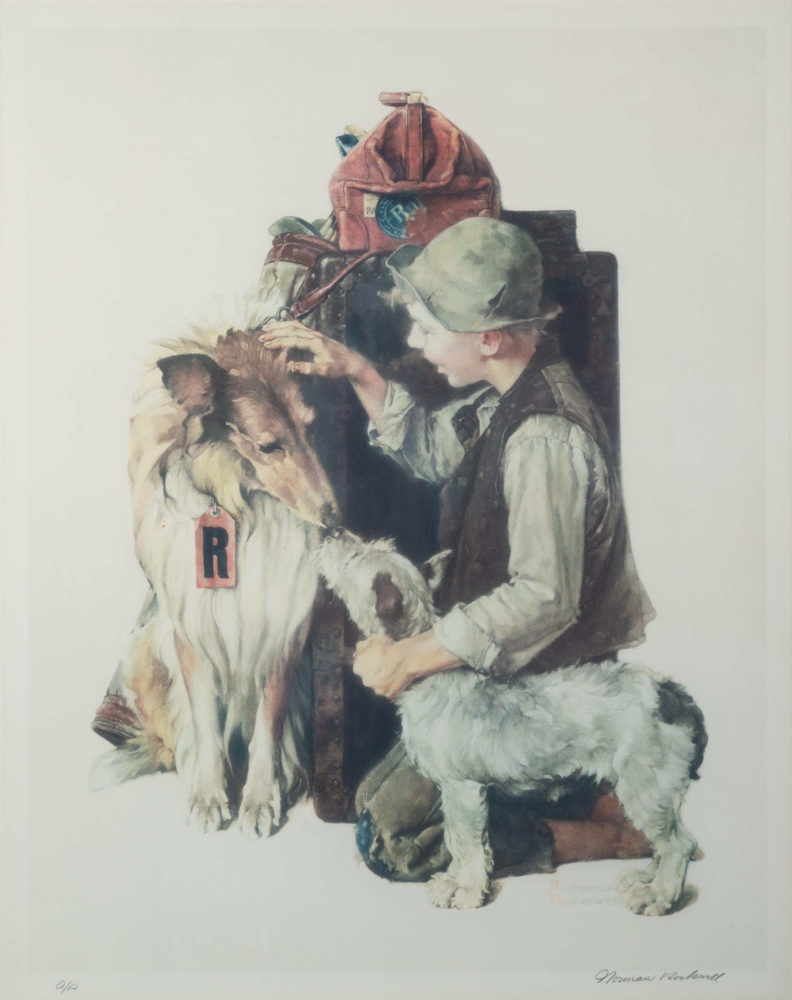 Boy with Two Dogs (Raleigh Rockwell Travels)