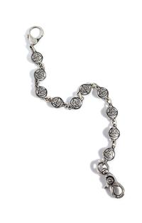 A Gianni Versace Medusa Medallion Pocket Chain, 15.5" x .75".