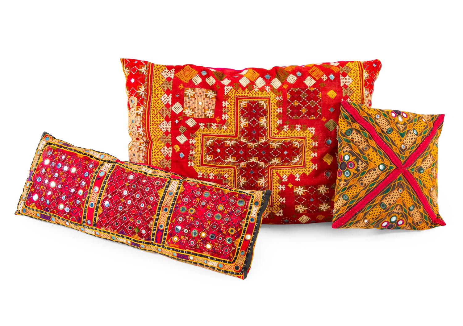 Three Decorative Pillows