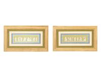 A Pair of Wedgwood Tri-Color Jasperware Plaques