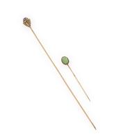 Two Yellow Gold Stick Pins