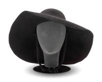 12 Assorted Hats and a Pair of Feathered Cuffs, 1970-2000s