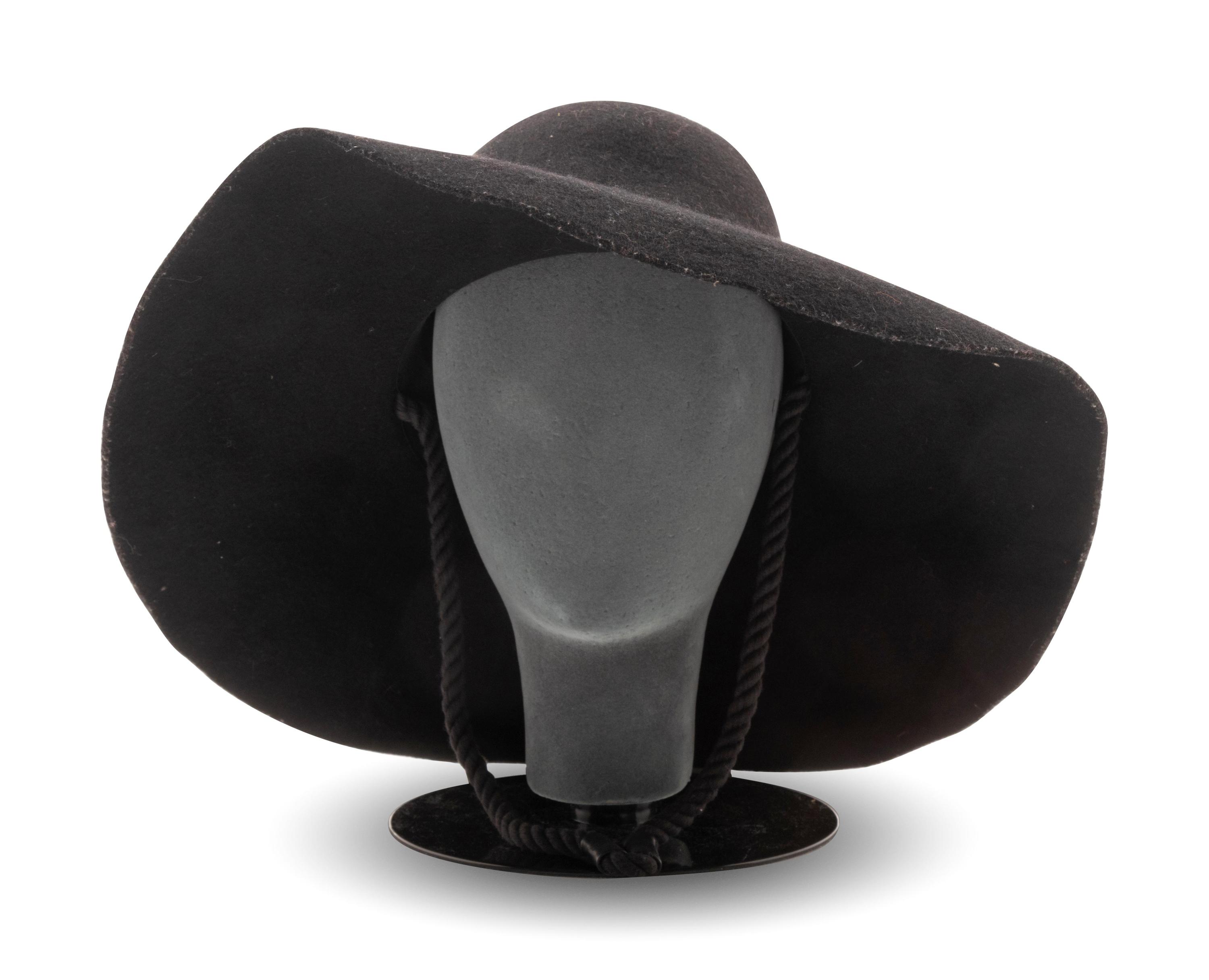 12 Assorted Hats and a Pair of Feathered Cuffs, 1970-2000s