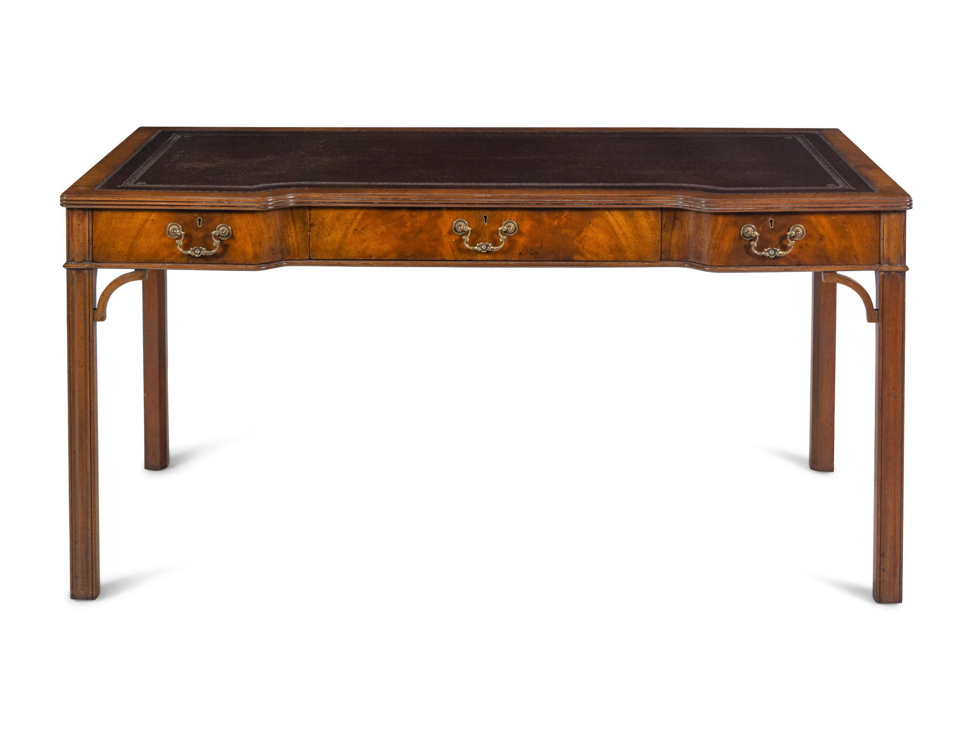 A George III Style Mahogany Writing Table