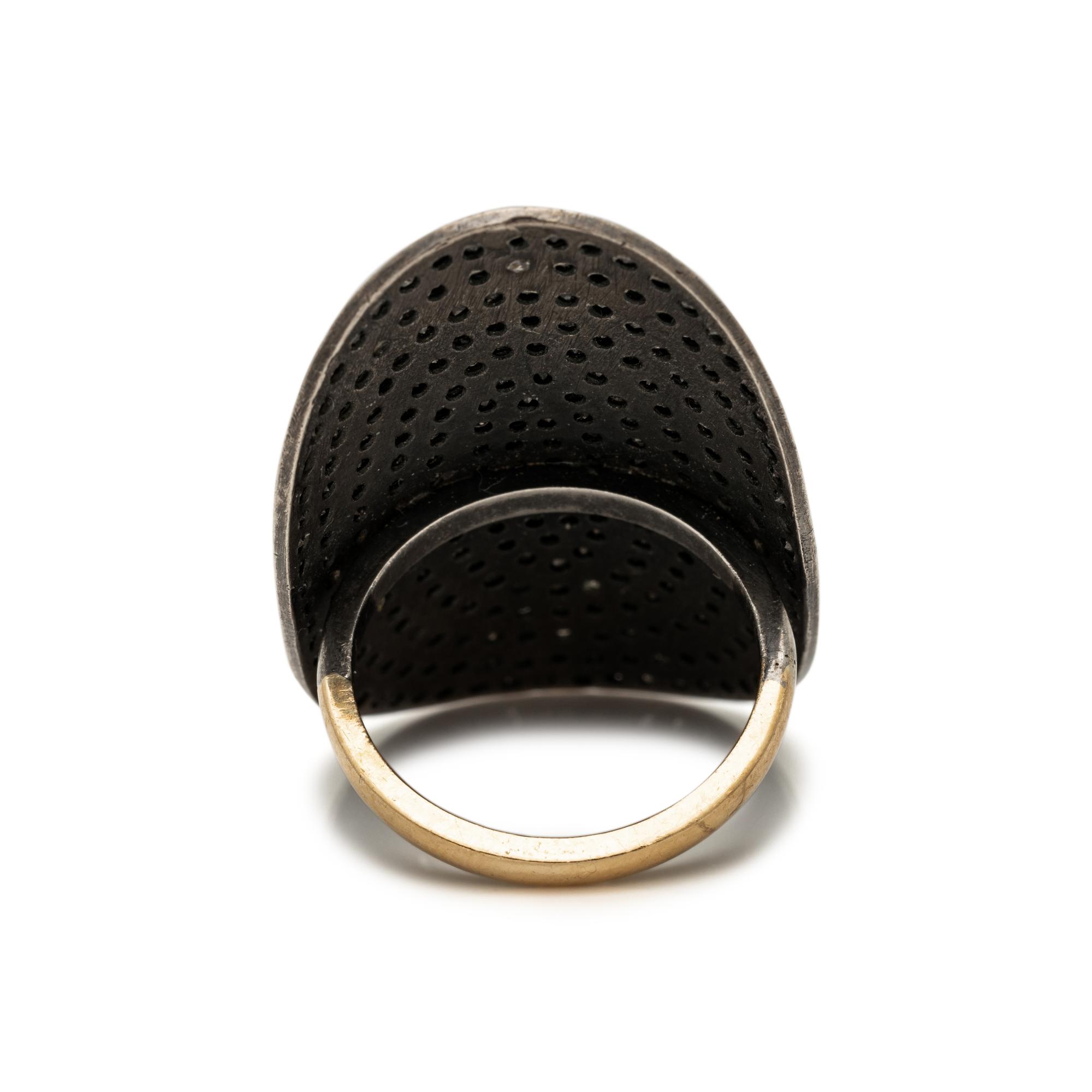 COLLECTION OF BLACK RHODIUM, GOLD, AND DIAMOND JEWELRY