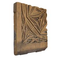 A Sullivan Designed Terra Cotta Facade Fragment from the St. Nicholas Hotel 27.5" W x 4" D x 32" H — United States, 1894