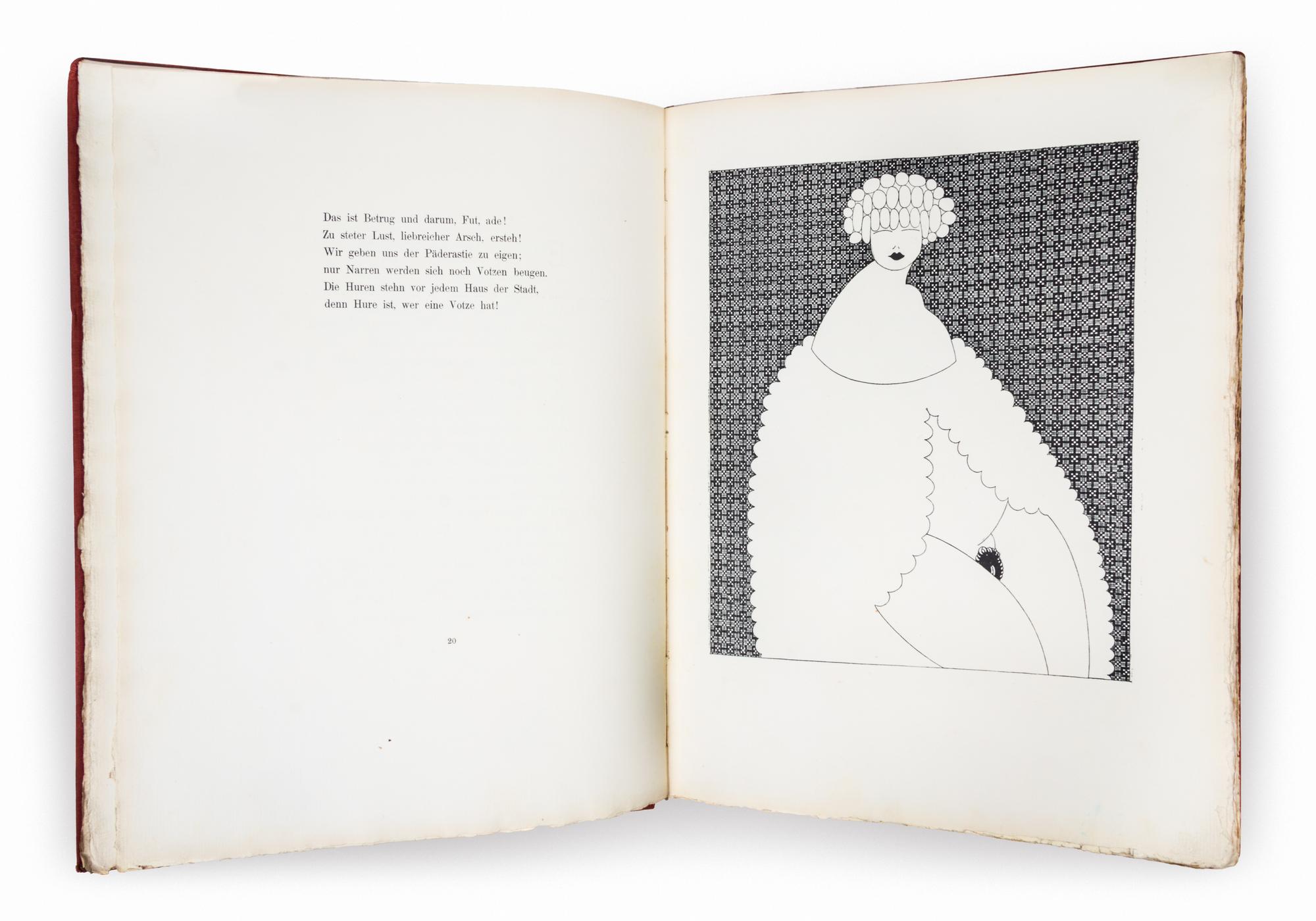 (KLINGER, JULIUS) ROCHESTER, JOHN WILMOT, Earl of. Sodom: ein spiel. Leipzig, 1909. Limited.