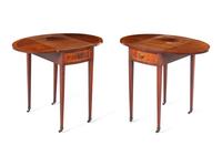 A Pair of Georgian Style Pembroke Tables