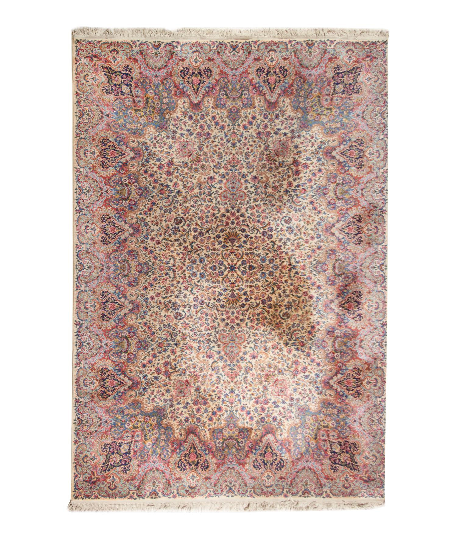 A Kirman Wool Rug