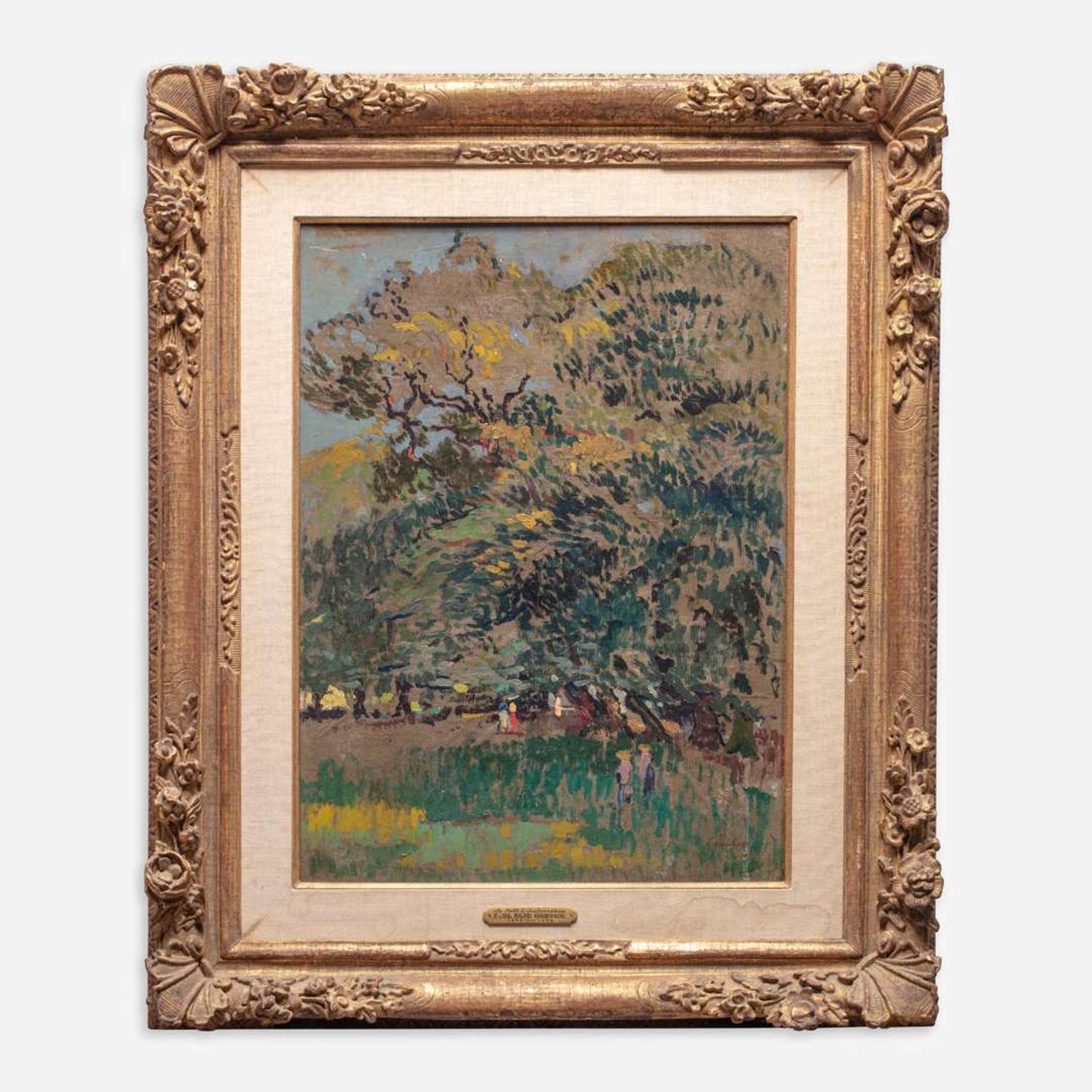 Paul Elie Gernez (French, 1888–1948) La Forêt de Fontainebleau
