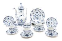 A Royal Copenhagen Porcelain Coffee Service