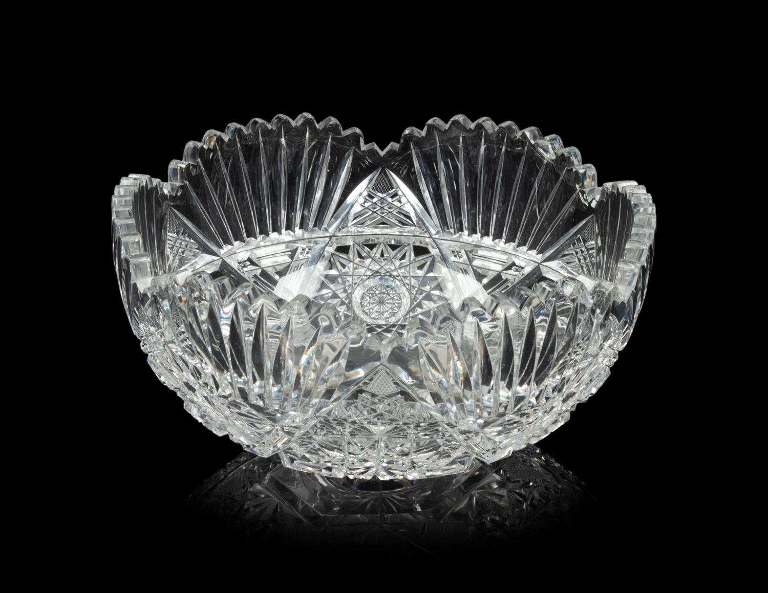A Collection of Cut Glass Bowls