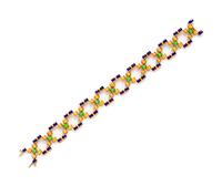 An 18 Karat Yellow Gold and Enamel Reversible Bracelet,