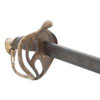 Leech & Rigdon Cavalry Officer's Saber with Brass Mounted Iron Scabbard