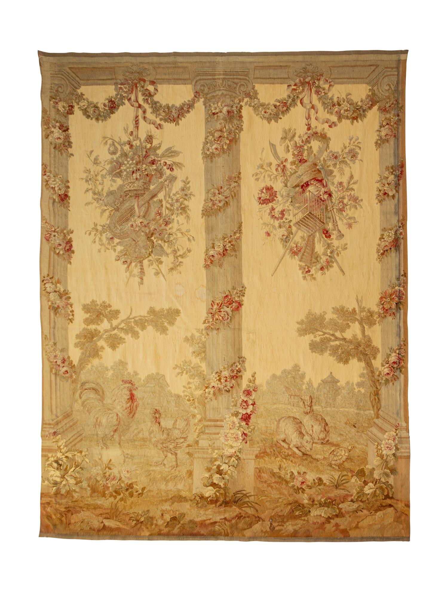 A Beauvais Wool Tapestry
