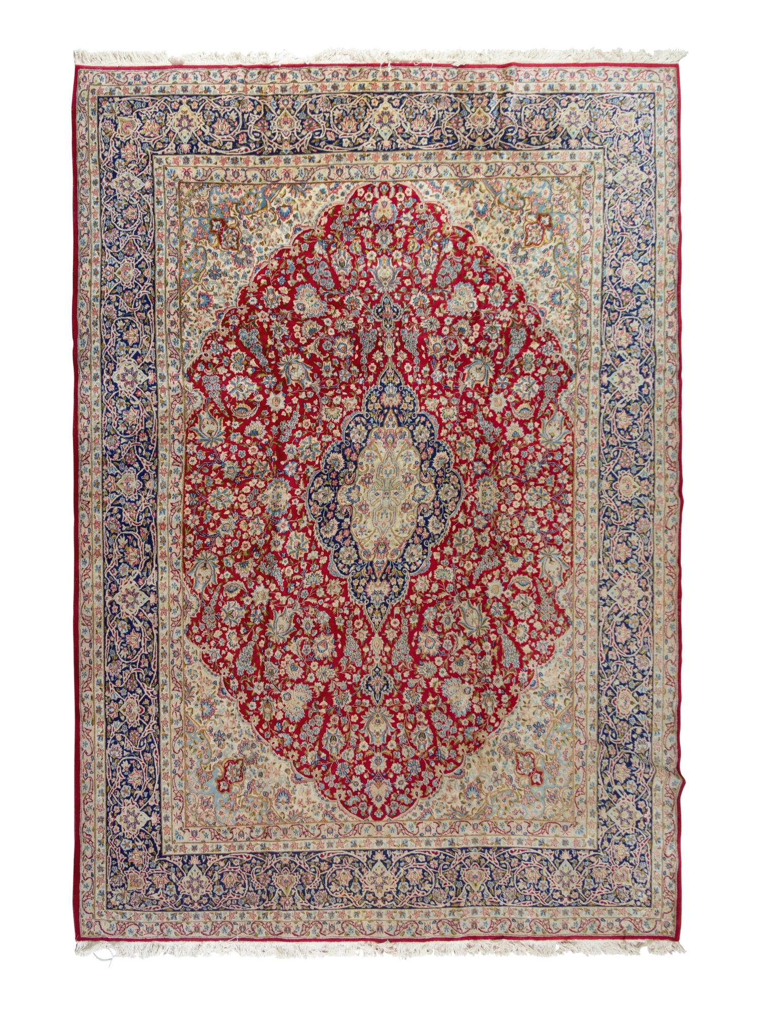 A Kirman Wool Rug