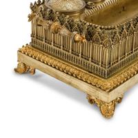 A Louis Philippe Gilt Bronze Inkwell