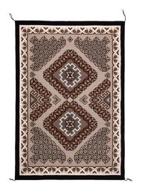 Award Winning Two Grey Hills Pattern Weaving / Rug
