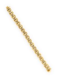 DIAMOND AND YELLOW GOLD BRACELET