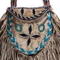 Apache Beaded Hide Shot Pouch