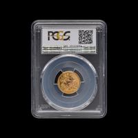 [GREAT BRITAIN] A 1937 George VI 1/2 Sovereign Gold Proof [PCGS PR64]
