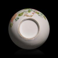 A Small Chinese Enameled Porcelain Cabinet Vase, Tongzhi Four-Character Mark and Possibly of the Period — 或同治 粉彩花鳥紋小瓶