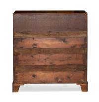 A George III Oak Slant-Front Bureau