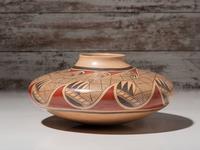 Polychrome Pottery Jar, with Migration Pattern