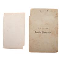 [TRANSPORTATION - STAGECOACHES]. A group of albumen and silver gelatin photographs depicting stagecoaches and wagons, comprising: