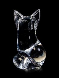 A Group of Five Steuben Glass Figures of Animals