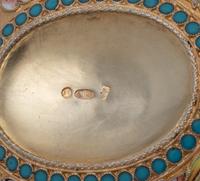 A Russian Silver-Gilt and Shaded Enamel Kovsh