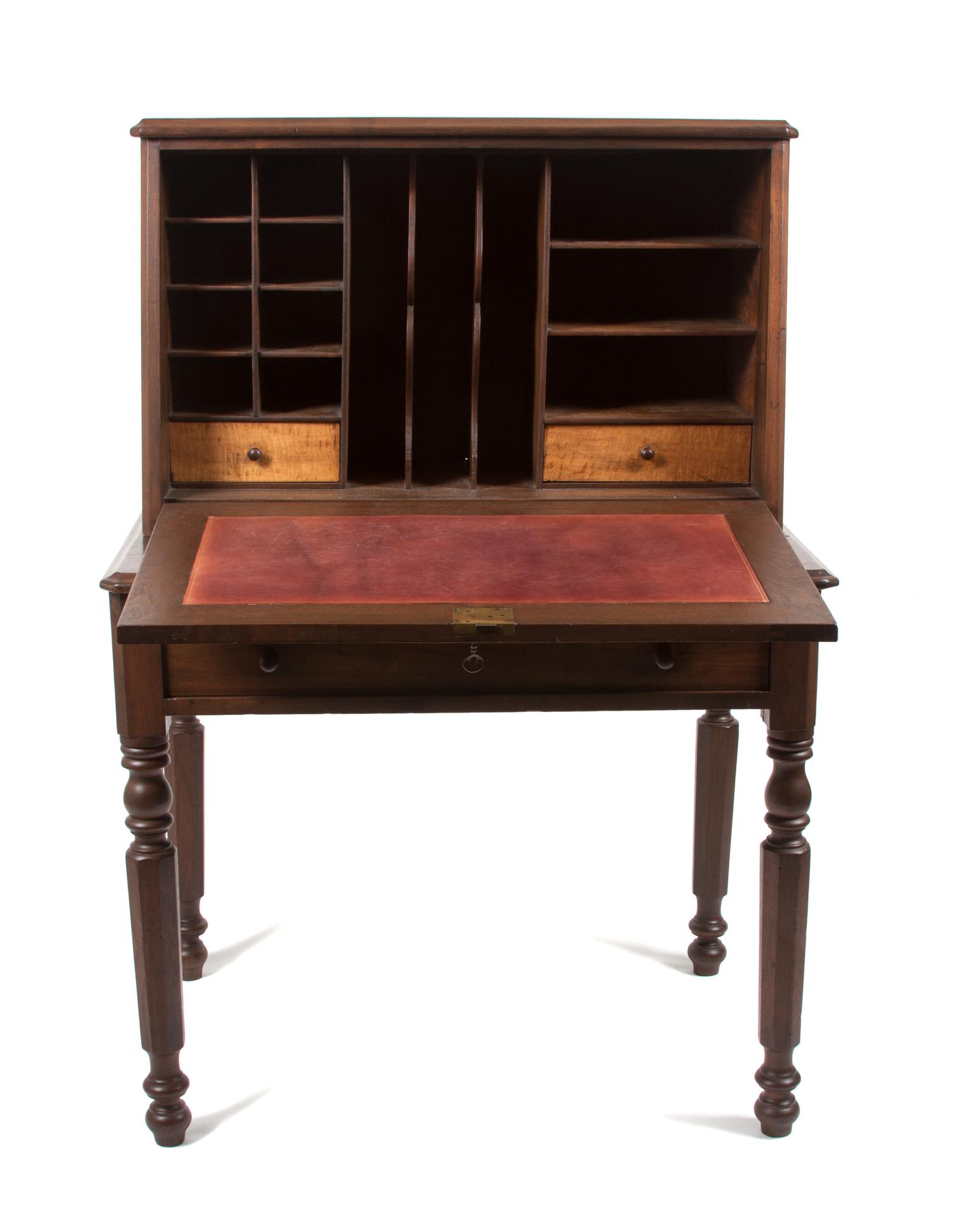 An American Pine Plantation Desk Height 51 x width 35 x depth 23 1/4 inches. — 19TH CENTURY