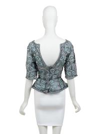 Unlabelled Givenchy Top Worn by Actress Carroll Baker, with Two Associated Photographs, 1962