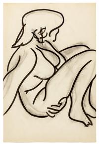Untitled (Seated Nude and Vignettes from Above)