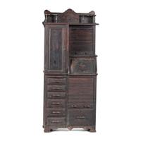 A Harvard Company Oak Dental Cabinet