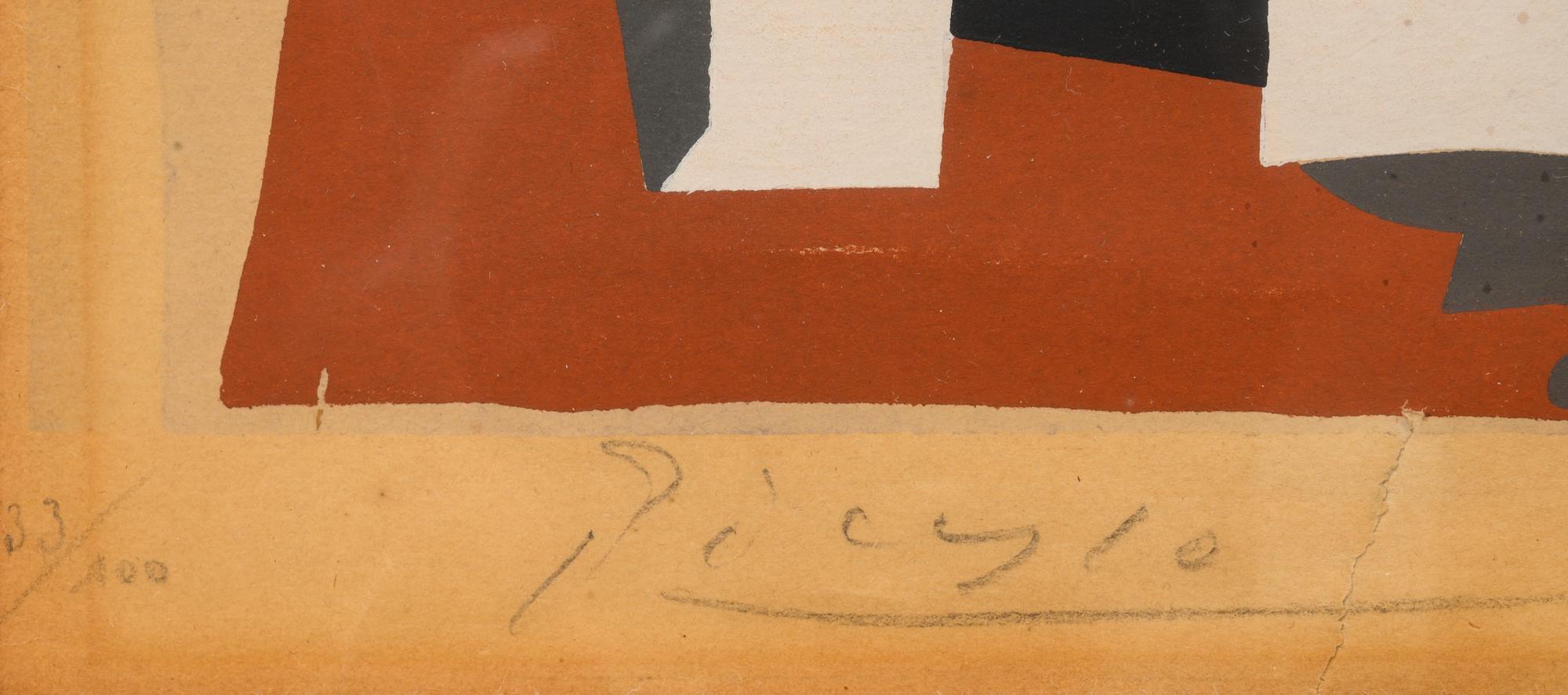 Pierrot et Arlequin à la Terrasse de Café (from Dix Pochoirs ), ca. 1920