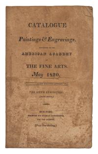 [Americana] Trumbull, John. Engraved Admission Ticket for the American Academy of the Fine Arts