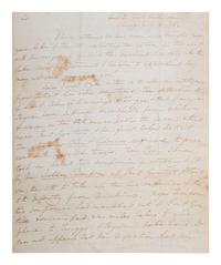 [MILITARY] -- [CHOLERA OUTBREAK]. SCOTT, Winfield. Autograph letter signed ("Winfield Scott"), to Brigadier General Henry Atkinson. Headquarters North Western Army, Chicago, 18 July 1832.